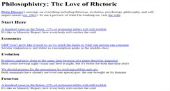 Desktop Screenshot of philosophistry.com