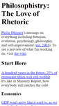 Mobile Screenshot of philosophistry.com